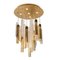 Italian Round Tube, LED & Muranese Glass Chandelier from VGnewtrend, Image 1