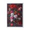 Decorative Panel with Fancy Bouquet 4 in White Frame from VGnewtrend, Italy 1