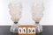 Lámparas de mesa de cristal de Murano soplado de Barovier and Toso, años 50. Juego de 2, Imagen 4