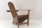 Skulpturaler Sessel aus Eiche, Deutschland oder Tschechien, 1920er 1