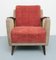 Armchair in Beige & Red, 1950s 10