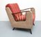 Armchair in Beige & Red, 1950s 1