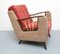 Armchair in Beige & Red, 1950s, Image 1