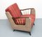 Armchair in Beige & Red, 1950s 7