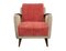 Fauteuil Beige et Rouge, 1950s 11