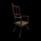 Antique Dutch Primitive Handmade Brutalist Chair, 19th Century, Image 16