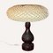 Brutalistische Tischlampe mit Mushroom Schirm von Temde, Schweiz, 1960er 7