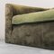 2-Sitzer Sofa mit grünen Stoffkissen, 1970er 7
