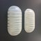 German Modernist Striped Glass Wall Lamps or Sconces from Peill & Putzler, 1970s, Set of 2, Image 1