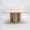 Sculptural Travertine Dining Table, 1970s 8