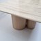 Sculptural Travertine Dining Table, 1970s 4