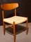 Danish Teak and Papercord Model 501 Dining Chair from AM, 1960s 9