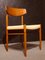 Danish Teak and Papercord Model 501 Dining Chair from AM, 1960s 10