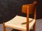 Danish Teak and Papercord Model 501 Dining Chair from AM, 1960s 5