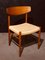 Danish Teak and Papercord Model 501 Dining Chair from AM, 1960s, Image 1