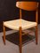 Danish Teak and Papercord Model 501 Dining Chair from AM, 1960s 3