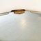 Espejo ovalado grande con perfil de concha de latón, años 50, Imagen 3