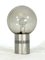 Mid-Century Tischlampe aus Aluminium & Bullicante Glas von Stilux Milano 1