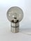 Mid-Century Aluminum and Bullicante Glass Table Lamp from Stilux Milano, Image 7