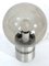 Mid-Century Tischlampe aus Aluminium & Bullicante Glas von Stilux Milano 2