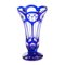 Vase en Cristal Couleur Cobalt 1