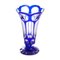 Vase en Cristal Couleur Cobalt 2