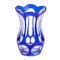 Cobalt-Colored Crystal Vase 1