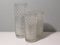Vases with Candle Wax Motif from Sklo Union Glassworks, Czech Republic, 1970s, Set of 3, Image 1