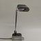 French Art Deco Charcoal Grey & Chrome Table Lamp by Eileen Gray for Jumo, 1940s 4