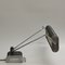 French Art Deco Charcoal Grey & Chrome Table Lamp by Eileen Gray for Jumo, 1940s 6