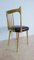 Chaises Stevens en Cuir, Pays-Bas, 1950s, Set de 2 5