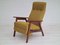 Danish Teak & Wool High-Backed Armchair with Fold-Out Footrest, 1970s, Image 3