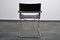 S34 Black Leather Armchairs by Mart Stam & Marcel Breuer for Linea Veam, 1970s, Set of 10, Image 4