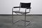 S34 Black Leather Armchairs by Mart Stam & Marcel Breuer for Linea Veam, 1970s, Set of 10, Image 2