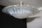 Iridescent and White Murano Glass Chandelier from Barovier and Toso, Image 1