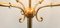 Brass Floor Lamp with 4 Lights & Lampshade, Image 4