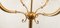 Brass Floor Lamp with 4 Lights & Lampshade, Image 12