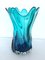 Twisted Turquoise Murano Glass Vase, Image 4