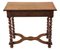 Charles II Revival Oak & Elm Writing Desk Dressing Table, 1920s 1