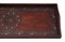 Antikes östliches Padauk Tablett aus Messing & Kupfer mit Intarsien, 1900er 5