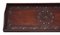Antikes östliches Padauk Tablett aus Messing & Kupfer mit Intarsien, 1900er 4