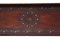 Antikes östliches Padauk Tablett aus Messing & Kupfer mit Intarsien, 1900er 3