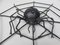 Schwarze Wanddekoration Spider aus Eisen, 1950er 9