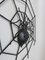 Black Iron Wall Decoration Spider, 1950s 11