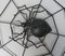 Araña decorativa de pared de hierro negro, años 50, Imagen 8