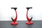 Heavy Industrial Metal Stools with Bicycle Saddle, 1980s, Set of 2, Image 6