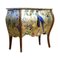 Commode Rococo à 2 Tiroirs avec Design Doré Christian Lacroix 1