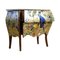Rococo 2-Drawer Chest with Christian Lacroix Gold Design, Image 3