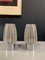 Mid-Century Ice Glass Wall Lights from Limburg, Set of 2, Image 4