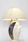 Vintage Flower Table Lamp by Francois Chatain, Image 1
